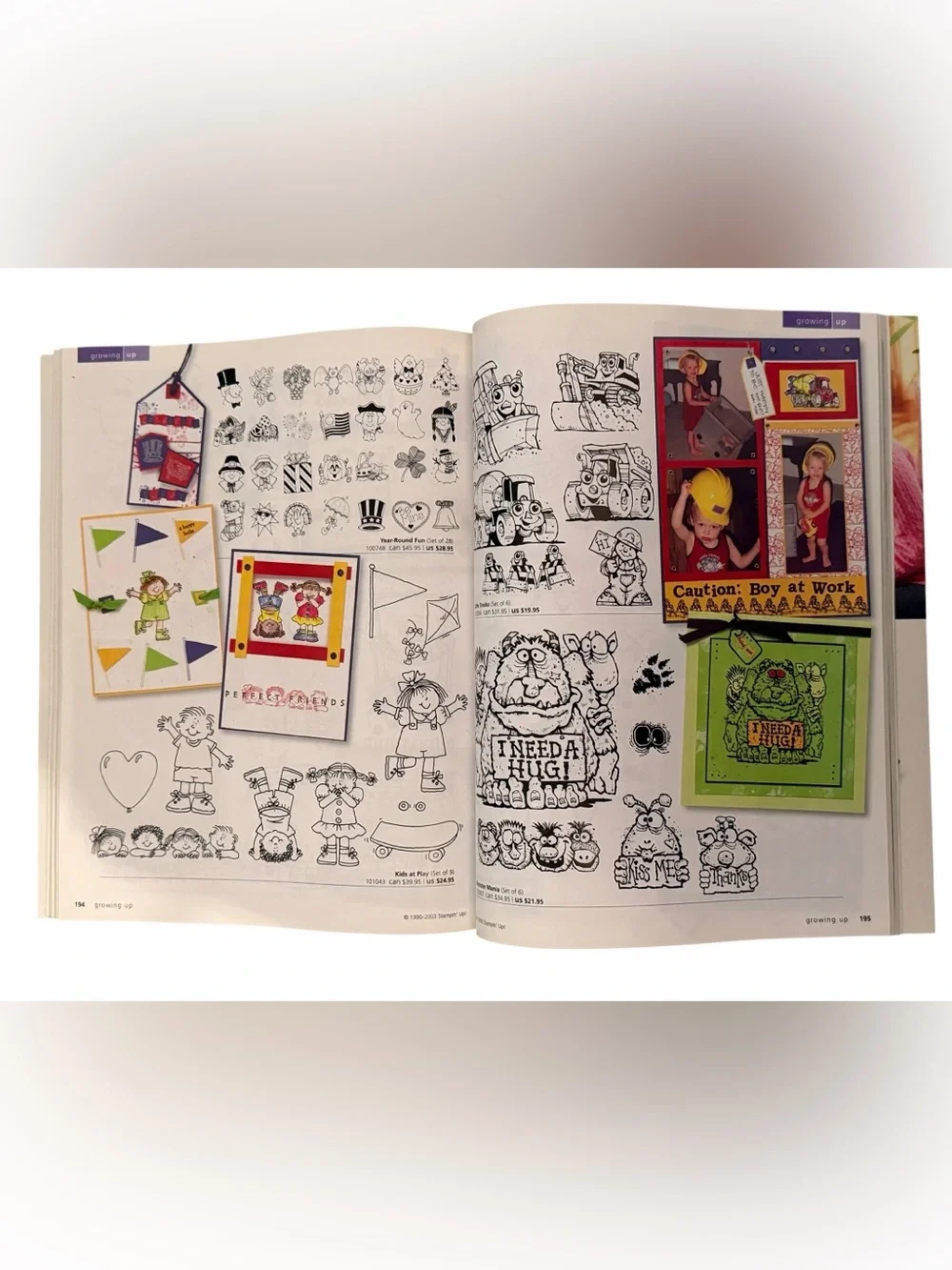 Stampin' Up! Idea Book & Catalog 2003-2004 Edition